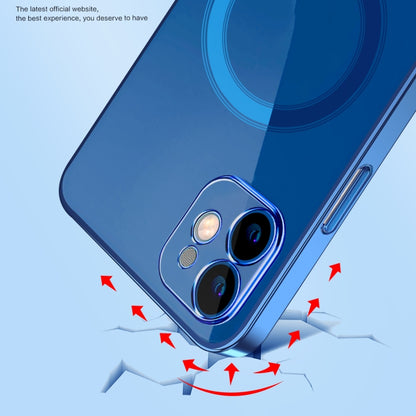 For iPhone 11 Classic Electroplating Shockproof Magsafe Case (Sea Blue) by buy2fix