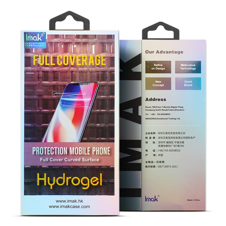 2 PCS IMAK Curved Full Screen Hydrogel Film For iPhone 11 - Front Protector by imak | Online Shopping UK | buy2fix