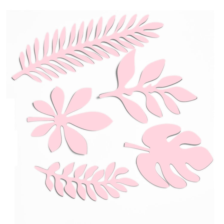 10 in 1 Creative Paper Cutting Shooting Props Tree Leaves Papercut Jewelry Cosmetics Background Photo Photography Props(Pink) - Camera Accessories by buy2fix | Online Shopping UK | buy2fix