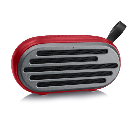 New Rixing NR-105 Mini TWS Metal Bluetooth Speaker Support Hands-free Call / FM(Red) by NewRixing