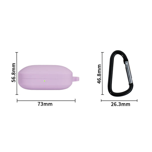 For OnePlus Buds Pro Silicone Anti-fall Wireless Earphone Protective Case(Black) by buy2fix