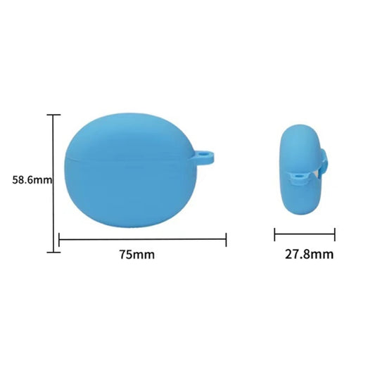 For OPPO Enco Air Anti-fall Wireless Earphone Silicone Protective Case with Hook(Yellow) by buy2fix
