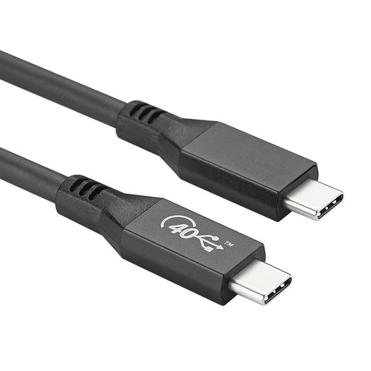 100W USB-C / Type-C 4.0 Male to USB-C / Type-C 4.0 Male Full-function Data Cable for Thunderbolt 3, Cable Length:0.5m by buy2fix