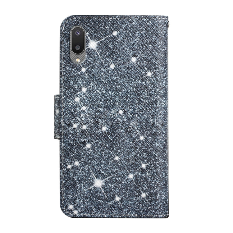 For Samsung Galaxy A02 Painted Pattern Horizontal Flip Leather Case with Holder & Card Slot & Wallet(Gypsophila) by buy2fix