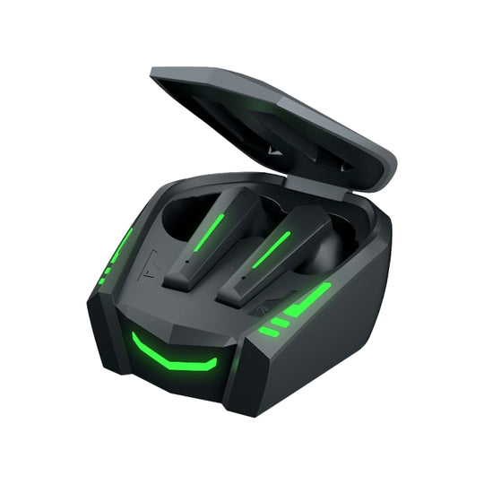 Écouteur Bluetooth double mode d'origine Lenovo XT80 TWS jeu/musique avec lumière respiratoire et boîtier de chargement (noir)