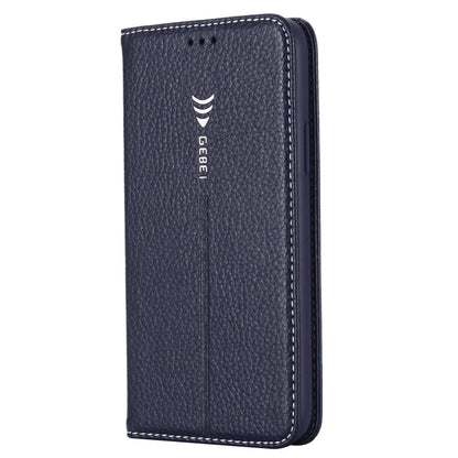 For iPhone 11 Pro GEBEI PU+TPU Horizontal Flip Protective Case with Holder & Card Slots(Blue) by GEBEI