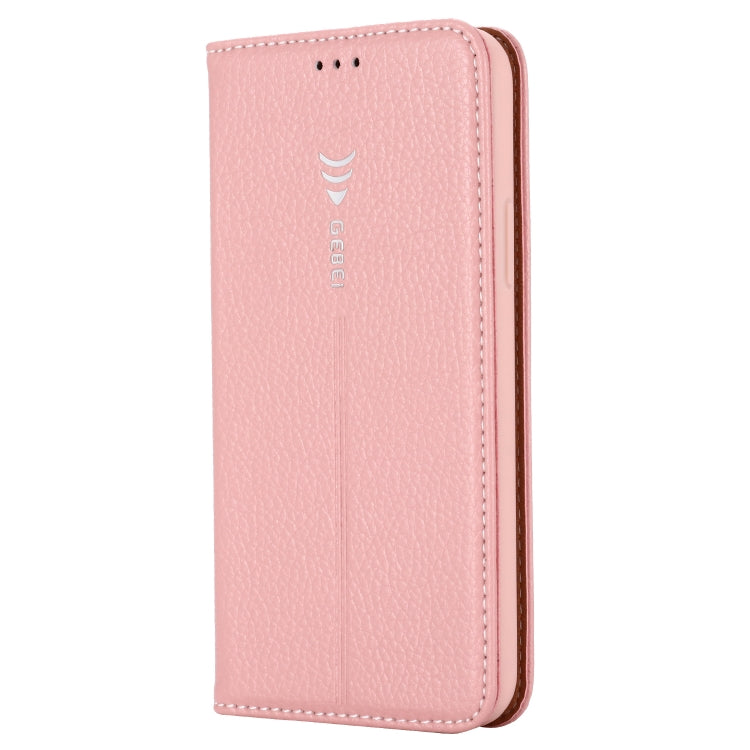 For iPhone 11 GEBEI PU+TPU Horizontal Flip Protective Case with Holder & Card Slots(Rose Gold) - iPhone 11 Cases by GEBEI | Online Shopping UK | buy2fix