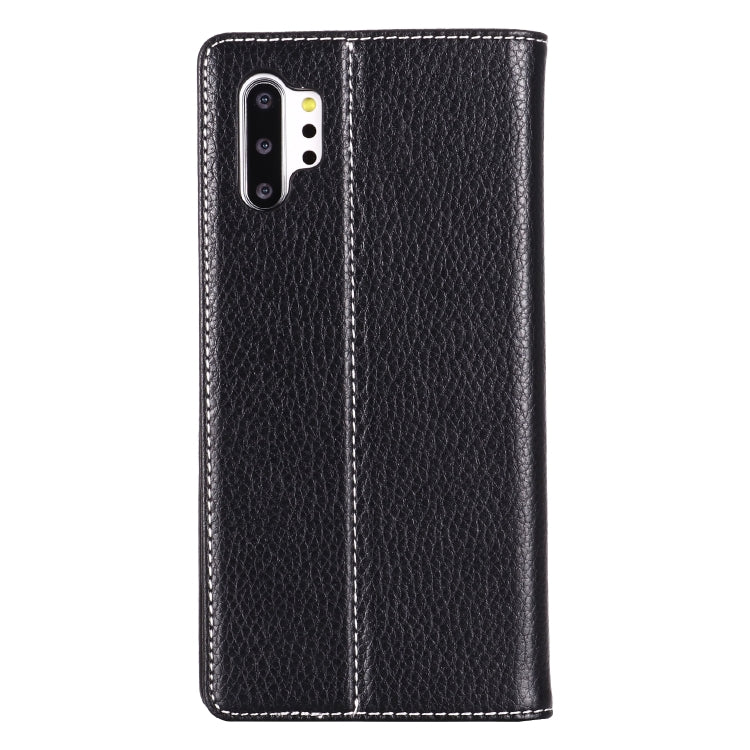 For Galaxy Note 10+ GEBEI PU+TPU Horizontal Flip Protective Case with Holder & Card Slots(Black) - Galaxy Phone Cases by GEBEI | Online Shopping UK | buy2fix