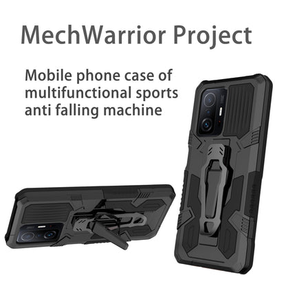 For Xiaomi Mi 11T / 11T Pro Armor Warrior Shockproof PC + TPU Protective Case(Black) - Xiaomi Accessories by buy2fix | Online Shopping UK | buy2fix