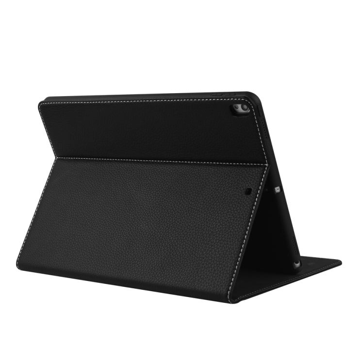 For iPad Pro 10.5 inch GEBEI PU+TPU Horizontal Flip Protective Case with Holder & Card Slots(Black) - iPad Pro 10.5 inch Cases by GEBEI | Online Shopping UK | buy2fix