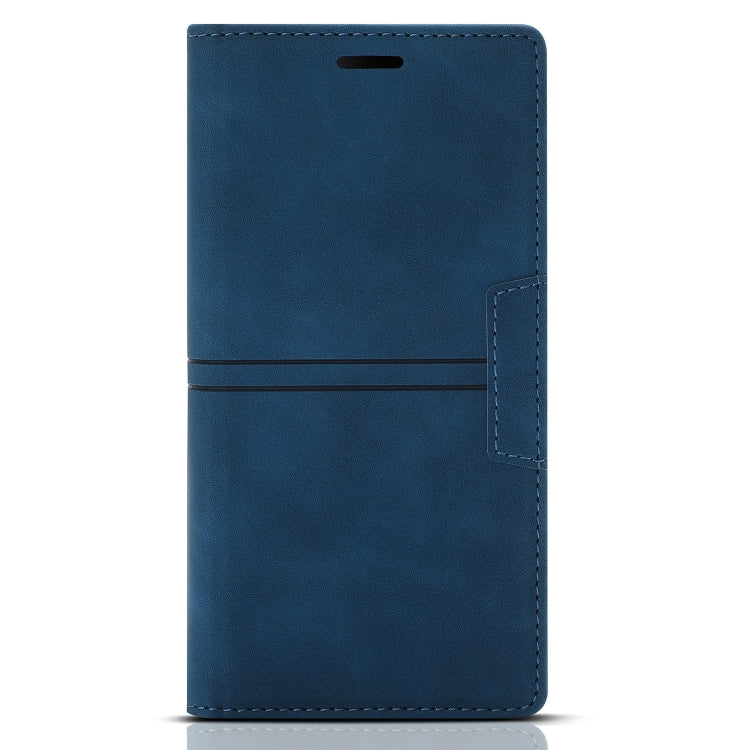 For iPhone 12 Pro Max Dream Magnetic Suction Business Horizontal Flip PU Leather Case with Holder & Card Slot & Wallet(Blue) by buy2fix
