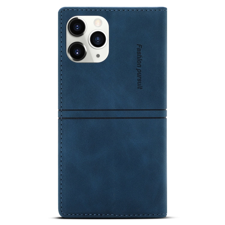For iPhone 12 Pro Max Dream Magnetic Suction Business Horizontal Flip PU Leather Case with Holder & Card Slot & Wallet(Blue) by buy2fix