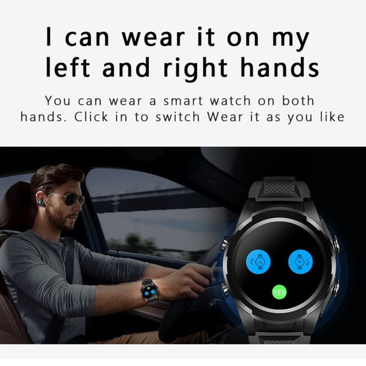 F6 1.28 inch IPS Screen 2 in 1 Bluetooth Earphone Smart Watch, Support Heart Rate & Blood Oxygen Monitoring / Bluetooth Music, Style:Steel Strap(Black) - Smart Wear by buy2fix | Online Shopping UK | buy2fix