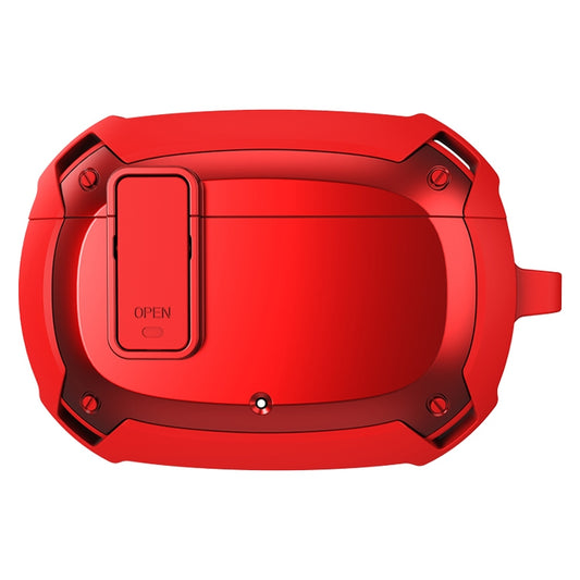 Bumblebee Armor Earphone Protective Case with Switch & Hook For Beats Studio Buds(Red) - Other Case by buy2fix | Online Shopping UK | buy2fix