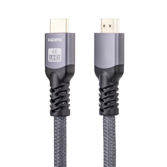 HDMI 2.0 Male to HDMI 2.0 Male 4K Ultra-HD Braided Adapter Cable, Cable Length:15m(Grey) by buy2fix