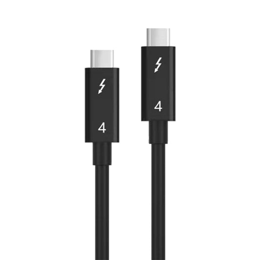USB-C / Type-C Male to USB-C / Type-C Male Multi-function Transmission Cable for Thunderbolt 4, Cable Length:0.3m(Black) by buy2fix