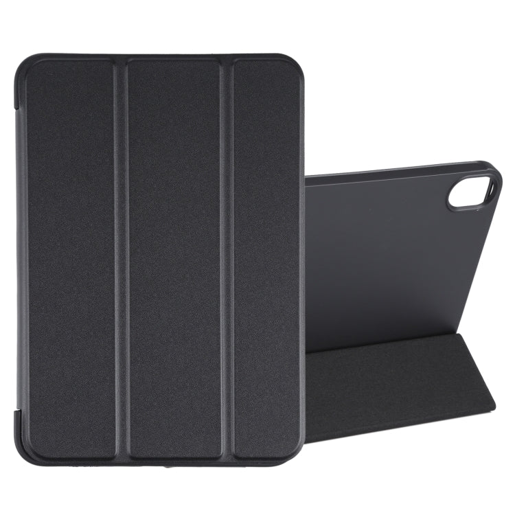 For iPad mini 6 GEBEI Shockproof Horizontal Flip Tablet Case with Three-folding Holder(Black) - iPad mini 6 Cases by GEBEI | Online Shopping UK | buy2fix