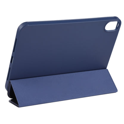 For iPad mini 6 GEBEI Shockproof Horizontal Flip Tablet Case with Three-folding Holder(Royal Blue) - iPad mini 6 Cases by GEBEI | Online Shopping UK | buy2fix