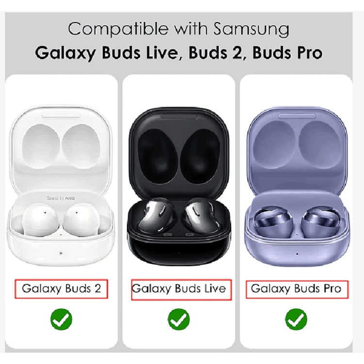 For Samsung Galaxy Buds Live / Buds 2 / Buds Pro / Buds 2 Pro Thunder Battlegear Anti-fall Earphones Protective Case with Switch(Black Green) - Samsung Earphone Case by buy2fix | Online Shopping UK | buy2fix