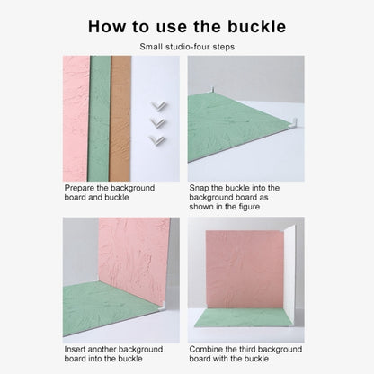 60 x 60cm Retro PVC Cement Texture Board Photography Backdrops Board(Grey Bean Green) by buy2fix