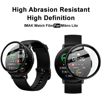 For Mibro Lite IMAK Plexiglass HD Watch Protective Film by imak