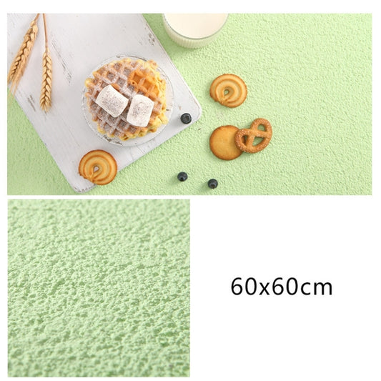 60 x 60cm PVC Backdrop Board Coarse Sand Texture Cement Photography Backdrop Board(Light Green) by buy2fix