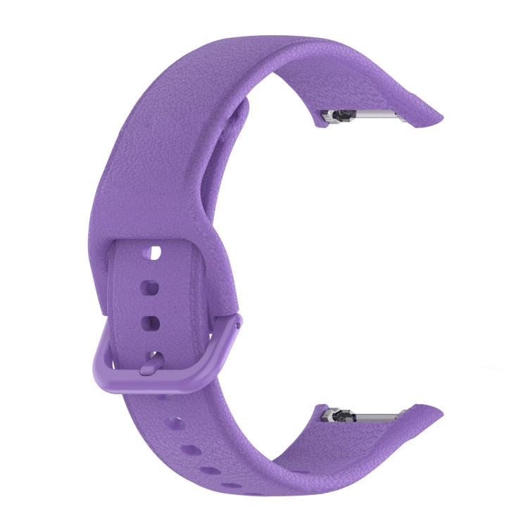 For OPPO Watch Free NFC Version Sport Silicone Watch Band(Purple) - Smart Wear by buy2fix | Online Shopping UK | buy2fix