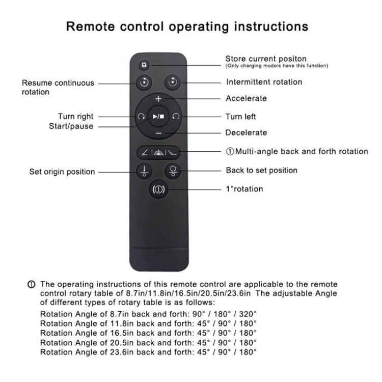 52cm Remote Control Electric Rotating Turntable Display Stand Video Shooting Props Turntable, Plug-in Power, Power Plug:UK Plug(Black) - Camera Accessories by buy2fix | Online Shopping UK | buy2fix