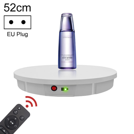 52cm Remote Control Electric Rotating Turntable Display Stand Video Shooting Props Turntable, Charging Power, Power Plug:EU Plug(White) - Camera Accessories by buy2fix | Online Shopping UK | buy2fix