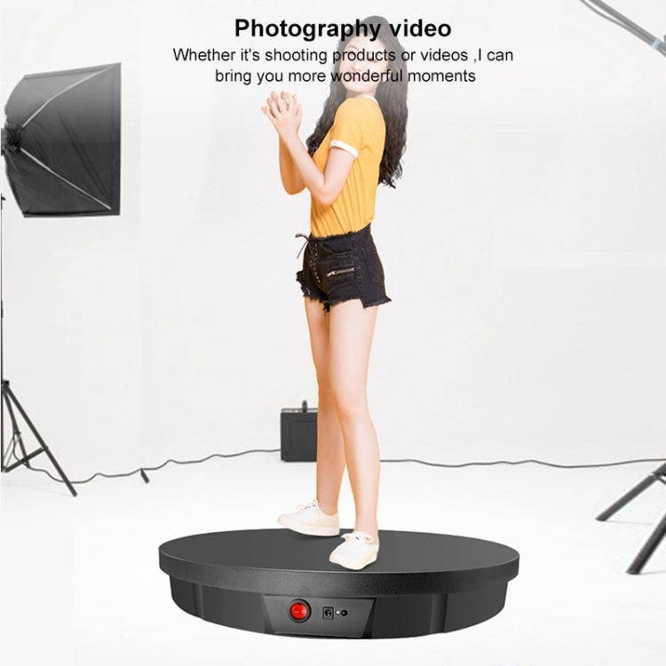 52cm Remote Control Electric Rotating Turntable Display Stand Video Shooting Props Turntable, Charging Power, Power Plug:AU Plug(White) - Camera Accessories by buy2fix | Online Shopping UK | buy2fix