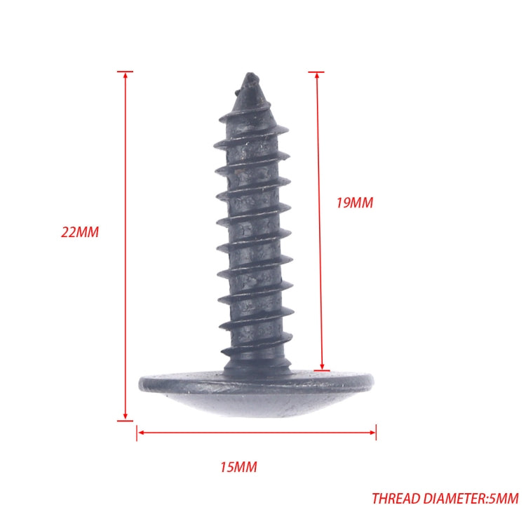 A5529 60 in 1 M5x19 Mudguard Screw with Clip Nut + Wrench N90775001 for Audi - In Car by buy2fix | Online Shopping UK | buy2fix