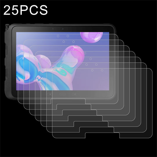 25 PCS For Galaxy Tab Active Pro T545 / Active4 Pro / Tab Active5 Pro 9H 0.3mm Explosion-proof Tempered Glass Film