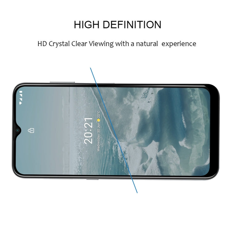 Full Glue Cover Screen Protector Tempered Glass Film For Nokia G20 - Mobile Accessories by buy2fix | Online Shopping UK | buy2fix