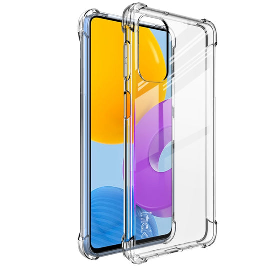 For Samsung Galaxy M52 5G imak All-inclusive Shockproof Airbag TPU Phone Case with Screen Protector(Transparent) by imak