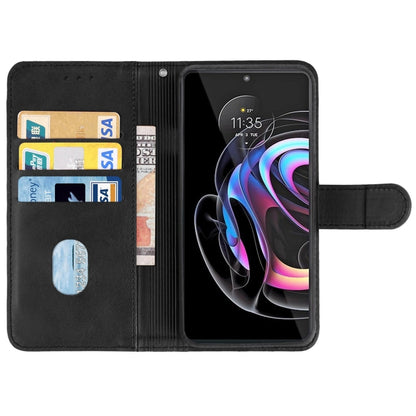 Leather Phone Case For Motorola Moto Edge 30 Ultra(Black) - Mobile Accessories by buy2fix | Online Shopping UK | buy2fix