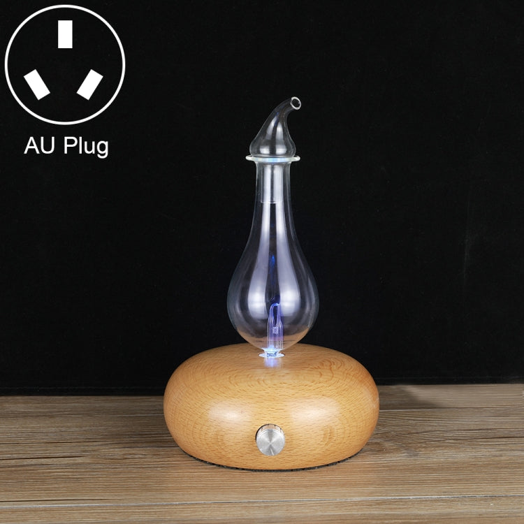 Wood Essential Oil Diffuser Aromatherapy Machine Automatic Alcohol Sprayer, Plug Specification:AU Plug(Light Brown) - Home & Garden by buy2fix | Online Shopping UK | buy2fix