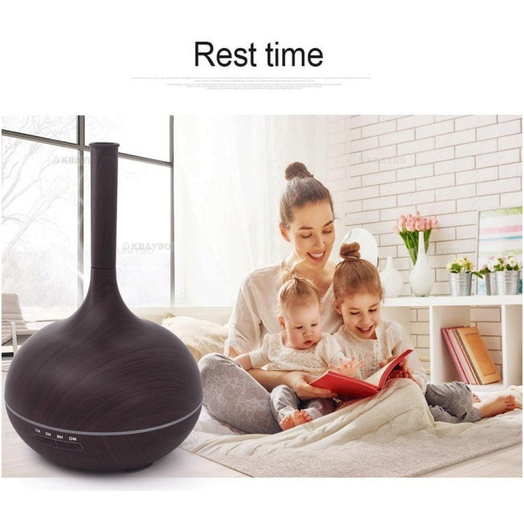 Creative Fragrance Machine Pointed Mouth Humidifier Automatic Alcohol Sprayer with Colorful LED Light, Plug Specification:US Plug(Dark Brown) - Home & Garden by buy2fix | Online Shopping UK | buy2fix