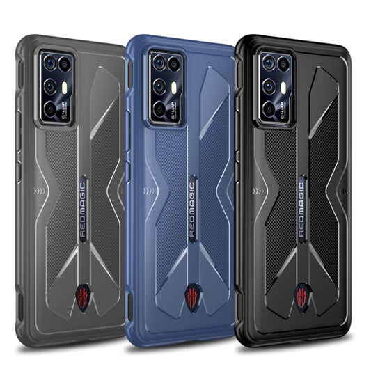 For ZTE nubia Red Magic 6R TPU Cooling Gaming Phone All-inclusive Shockproof Case(Black) by buy2fix
