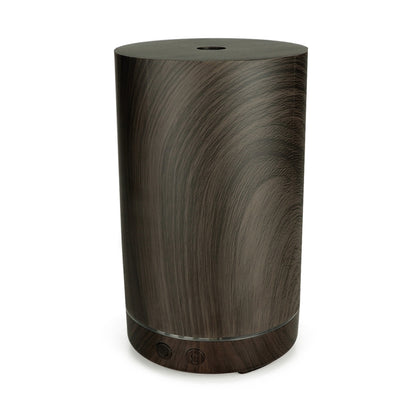 200ml Hollow-out Forest Pattern Wooden Essential Oil Aromatherapy Machine Ultrasonic Humidifier Automatic Alcohol Sprayer, Plug Specification:AU Plug(Dark Brown-4) - Home & Garden by buy2fix | Online Shopping UK | buy2fix