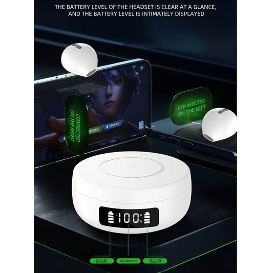 X6WS Mini Noise Reduction Digital Display TWS Wireless Bluetooth Earphone(Black) by buy2fix