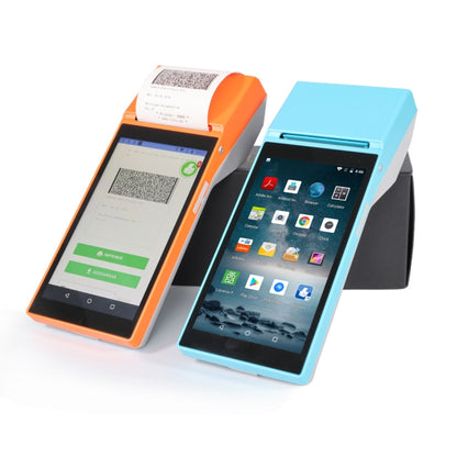 SGT-SP01 5.5 inch HD Screen Handheld POS Receipt Printer, Basic Version, AU Plug(Blue) - Consumer Electronics by buy2fix | Online Shopping UK | buy2fix