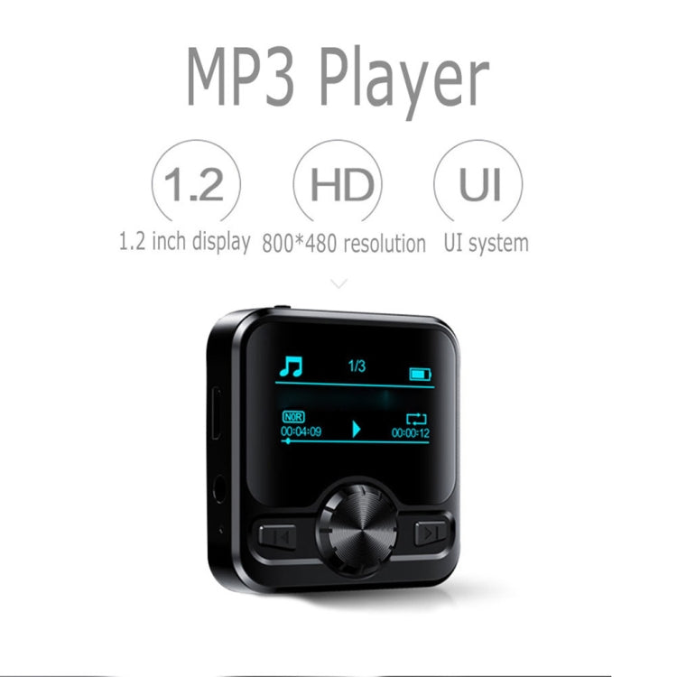 M9 AI Intelligent High-definition Noise Reduction Voice Control Recorder Ebook Bluetooth MP3 Player, Capacity:32GB(Black) - Consumer Electronics by buy2fix | Online Shopping UK | buy2fix