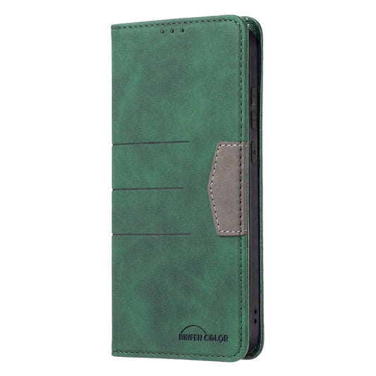 For Xiaomi Redmi Note 9 / 10X 4G Magnetic Splicing Leather Phone Case(Green) by buy2fix