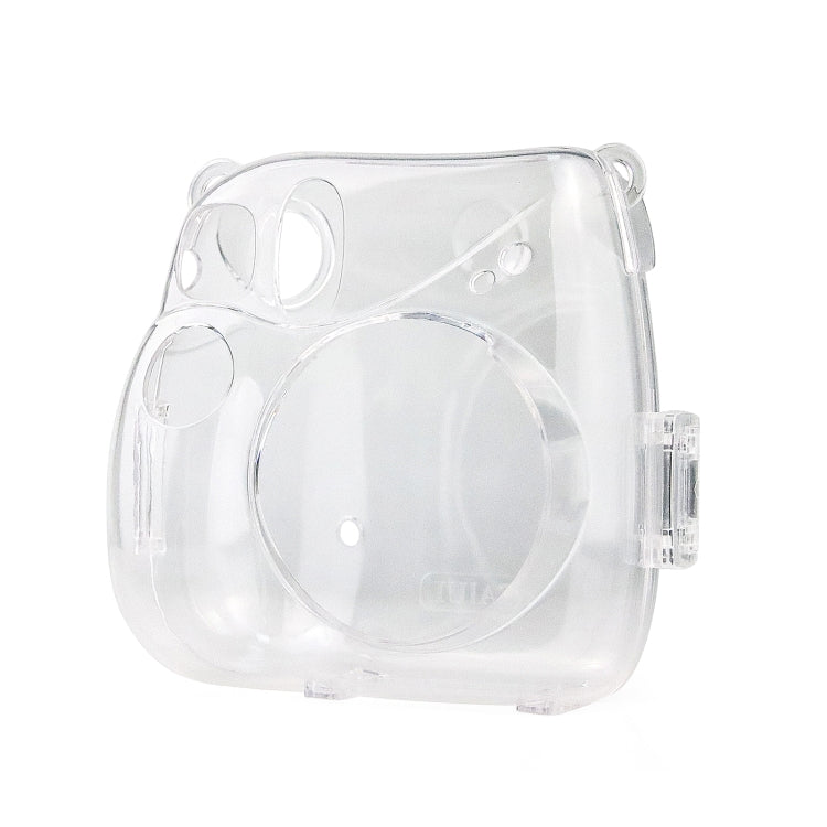 Protective Crystal Case with Strap For FUJIFILM Instax mini 7+(Transparent) - Camera Accessories by buy2fix | Online Shopping UK | buy2fix