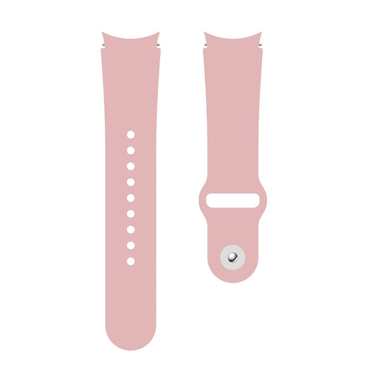 For Samsung Galaxy Watch4 40&44mm/Watch4 Classic 42&46mm Silicone Reverse Buckle Watch Band(Rose Pink) by buy2fix