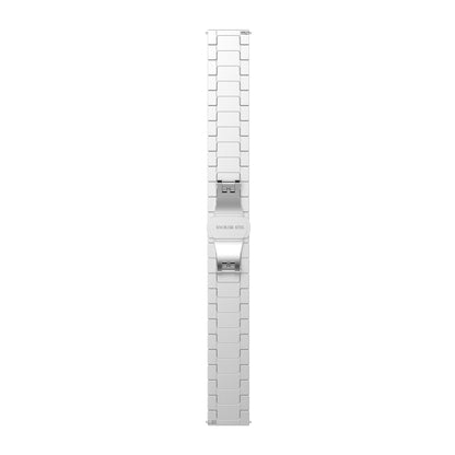 For Huawei Watch GT 3 46mm/GT Runner 22mm One-bead Steel Watch Band(Silver) by buy2fix