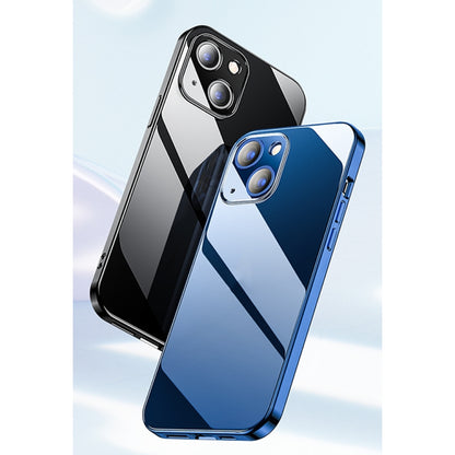 For iPhone 13 Pro Max JOYROOM JR-BP913 Star Shield TPU + Aviation Glass Phone Case (Transparent Blue) - iPhone 13 Pro Max Cases by JOYROOM | Online Shopping UK | buy2fix