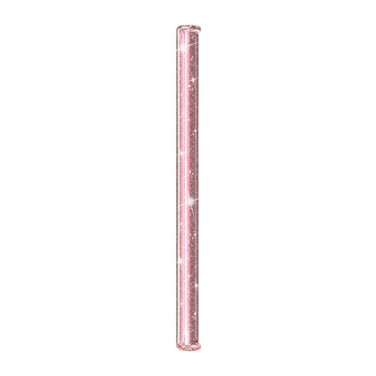 For Samsung Galaxy S22 Ultra 5G Shockproof Terminator Style Glitter Powder Protective Phone Case(Pink) by buy2fix