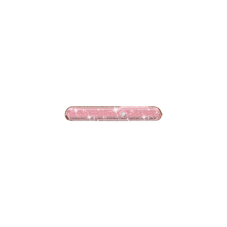 For Samsung Galaxy S22 Ultra 5G Shockproof Terminator Style Glitter Powder Protective Phone Case(Pink) by buy2fix