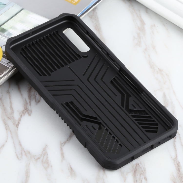 For Samsung Galaxy A70 / A70s All Inclusive Double-color TPU + PC Phone Case(Black) by buy2fix